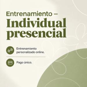 Entrenamiento - Individual presencial